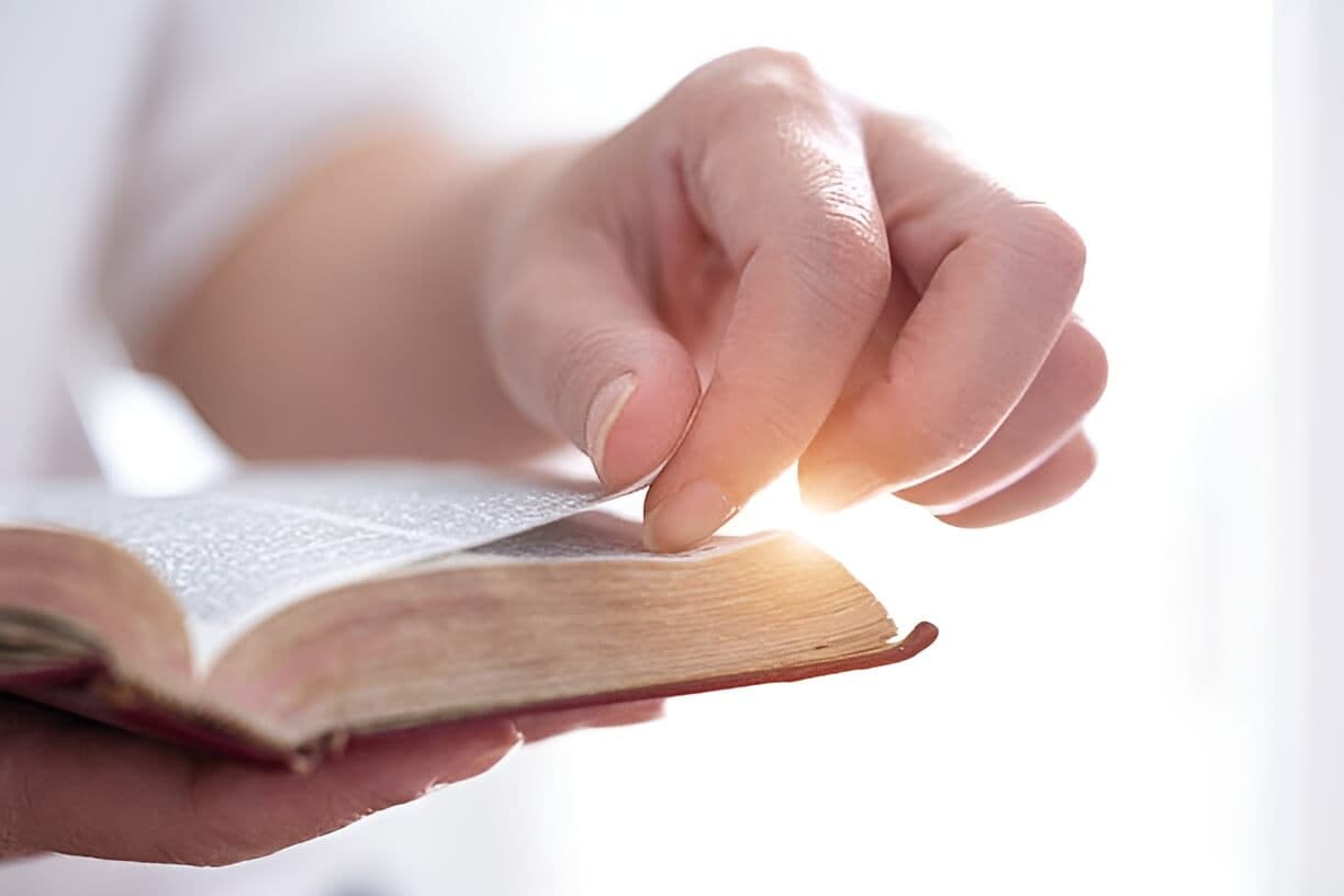 Daily Prayer: A Simple Daily Prayer Routine + Scriptures, Woman Praying with Bible